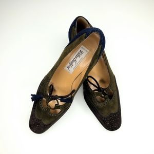 Wilson and Dean Tricolor Oxford Heels